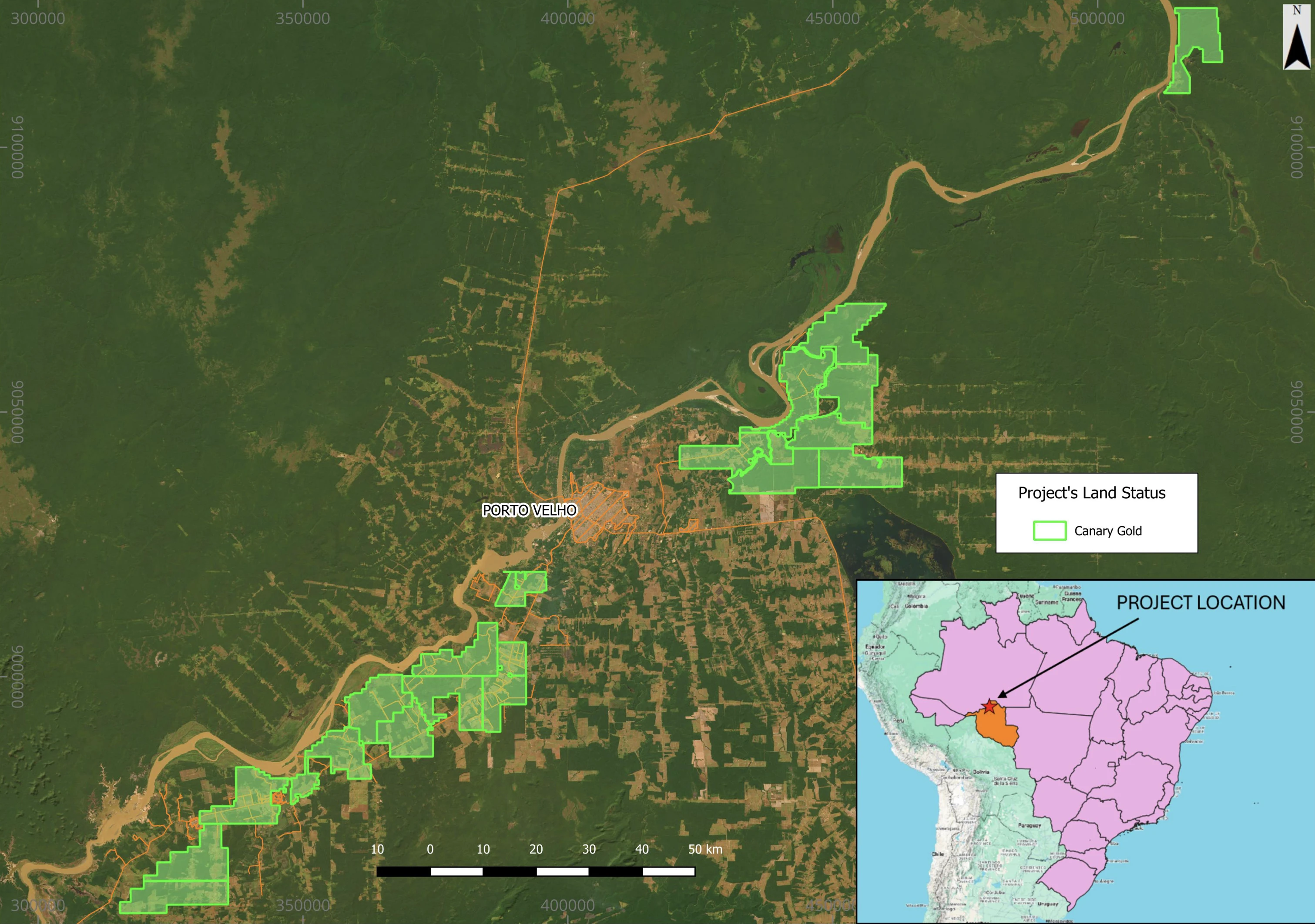 Rio Madeira Project land position