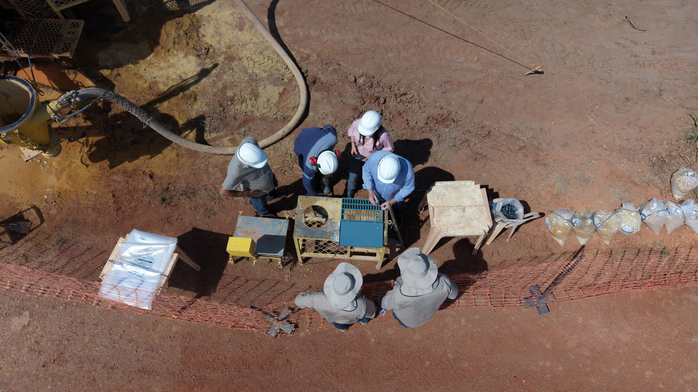 Top-down sampling workflow at the Madeira River Project